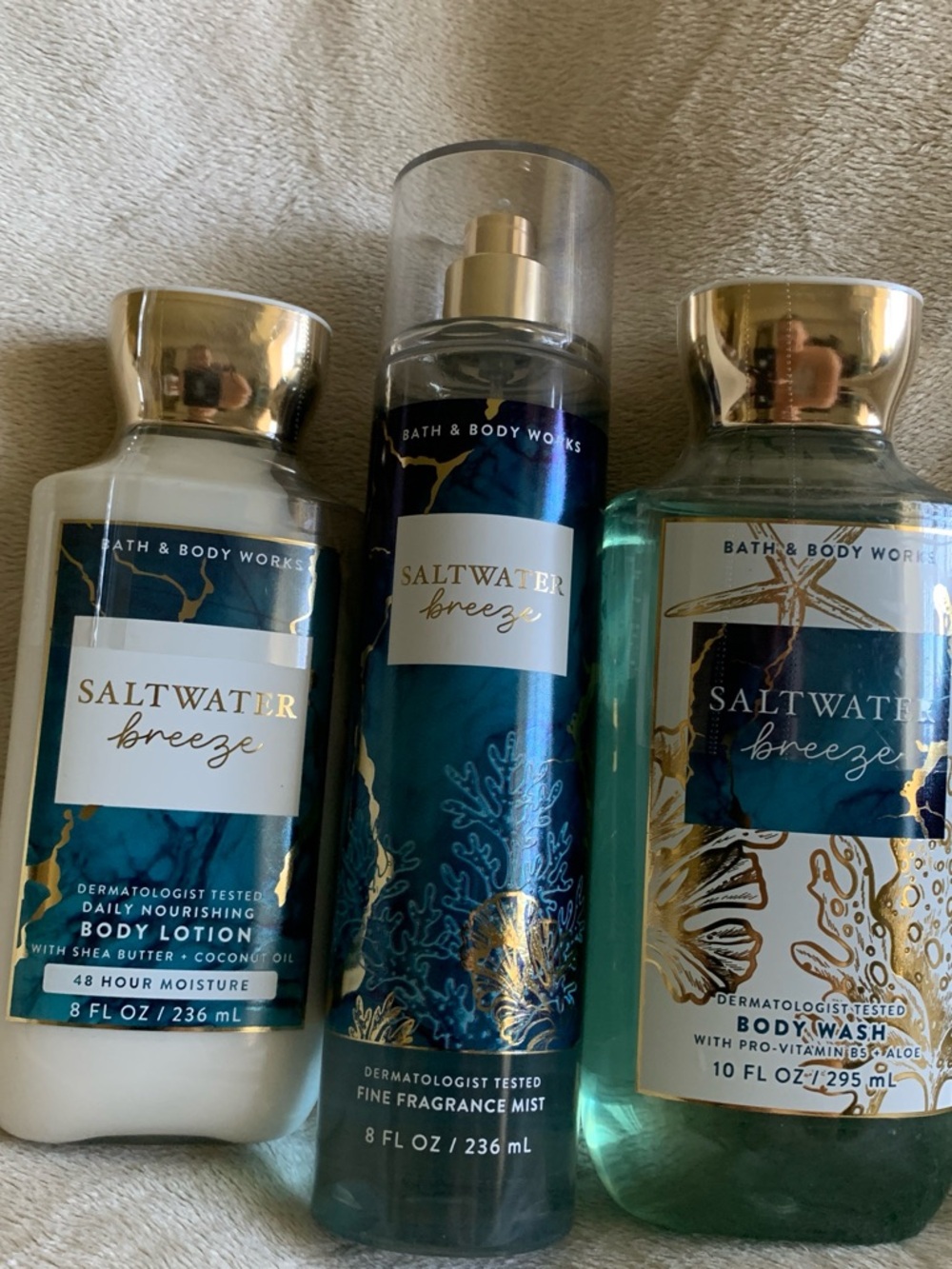 Bath & Body Works Saltwater Breeze Gift set NWT